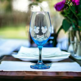 Blue Wine Glass