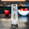 Custom Irredescent Flute Champagne Glass